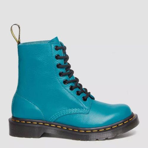 Women Blue 1460 Pascal Leather Lace Up Ankle Boots - Dr Martens - Modalova
