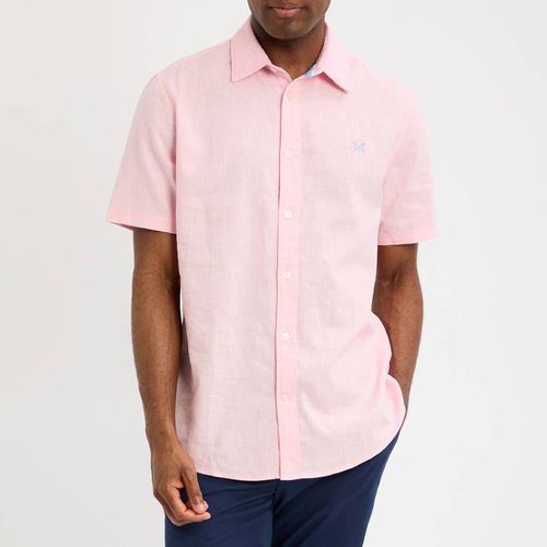 Pink Linen Blend Shirt - Crew Clothing - Modalova