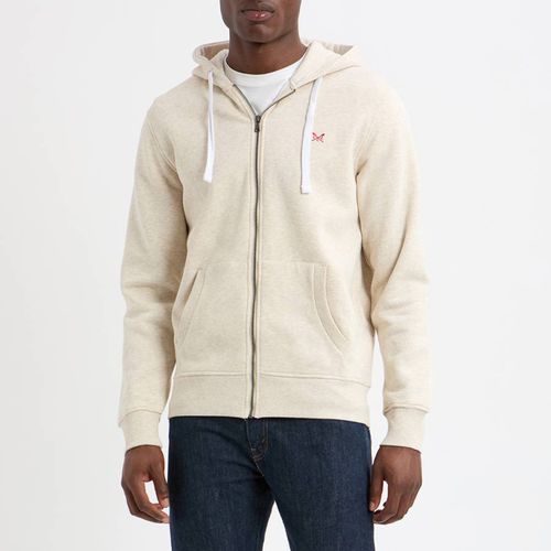 Cream Cotton Hoodie - Crew Clothing - Modalova