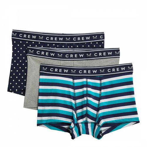 Multi 3 Pack Cotton Boxers - Crew Clothing - Modalova