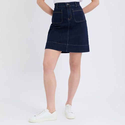 Indigo Blue Denim Skirt - Crew Clothing - Modalova