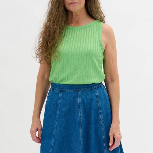 Bright Green Knit Top - My Essential Wardrobe - Modalova