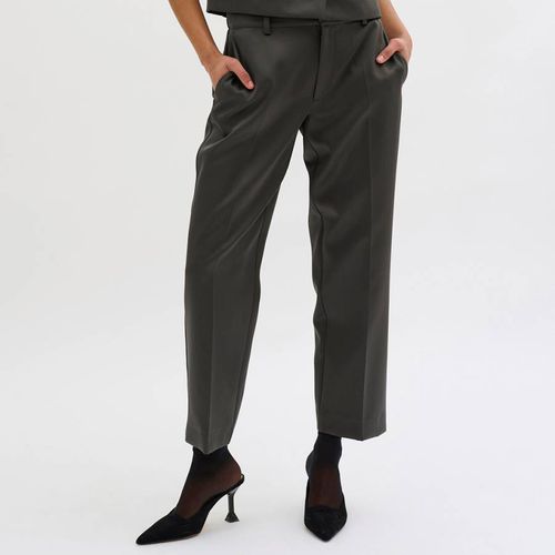 Grey Straight Leg Trousers - My Essential Wardrobe - Modalova