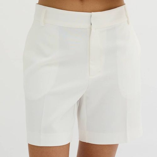 White High Waisted Shorts - My Essential Wardrobe - Modalova