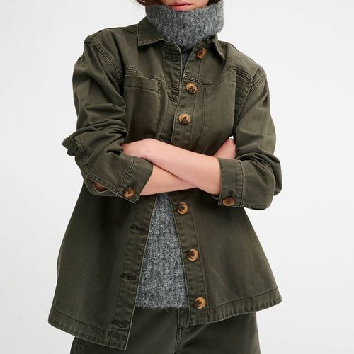Khaki Cotton Asta Jacket - My Essential Wardrobe - Modalova