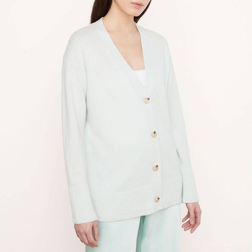 Mint Wool Cashmere Blend Cardigan - Vince - Modalova