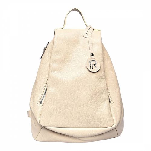 Beige Leather Backpack - Isabella Rhea - Modalova