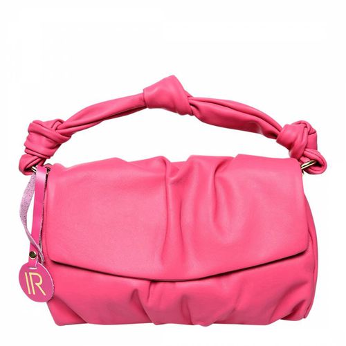 Pink Italian Leather Crossbody Bag - Isabella Rhea - Modalova