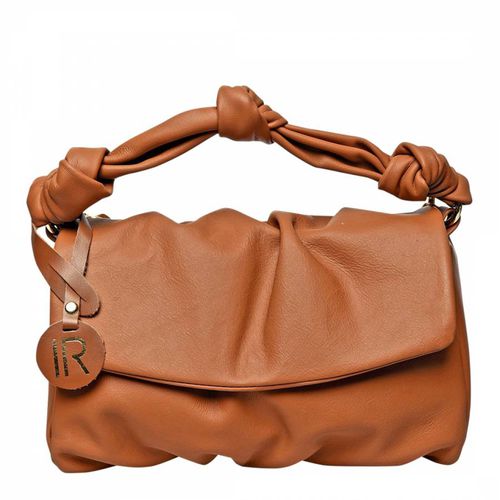 Brown Italian Leather Crossbody Bag - Isabella Rhea - Modalova