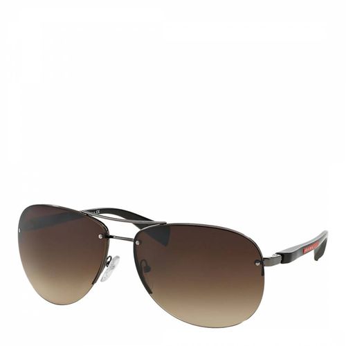 Men's Brown Prada Sunglasses 62mm - Prada - Modalova