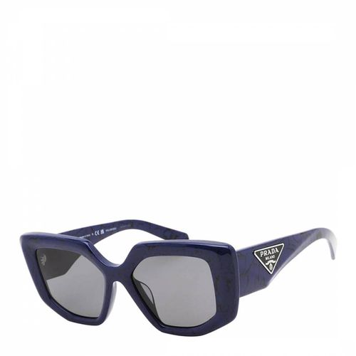 Women's Blue Marble Sunglasses 52mm - Prada - Modalova