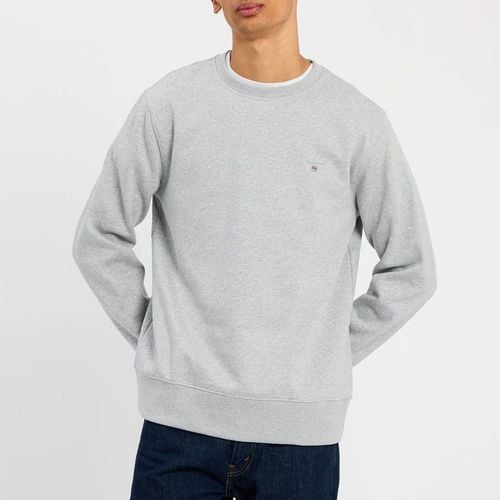 Regular Fit Cotton Blend Crew Neck Sweatshirt - Gant - Modalova