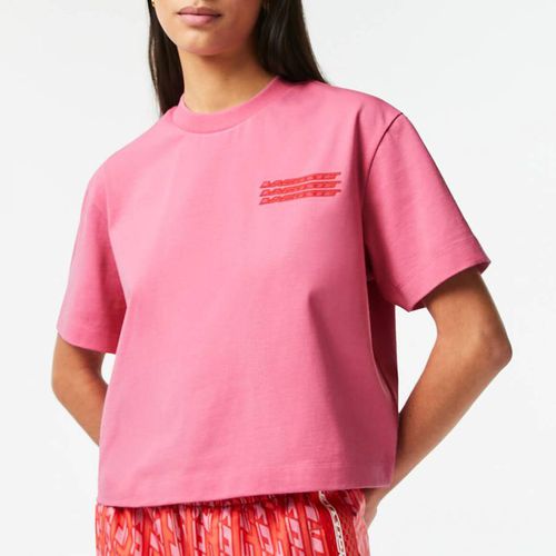 Pink Basic T-Shirt - Lacoste - Modalova