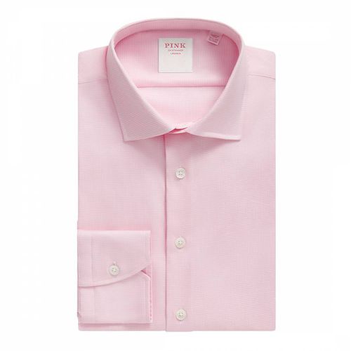 Royal Twill Puppytooth Tailored Fit Cotton Shirt - Thomas Pink - Modalova