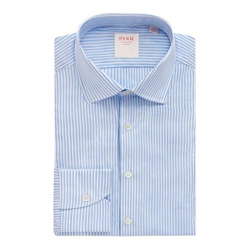 Pale Bengal Stripe Tailored Fit Cotton Shirt - Thomas Pink - Modalova