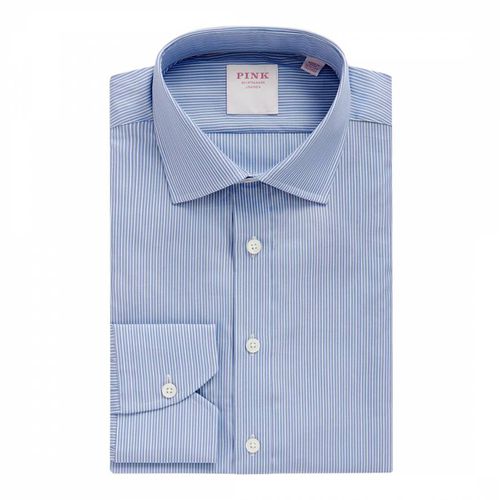 Pale Stripe Tailored Fit Cotton Shirt - Thomas Pink - Modalova