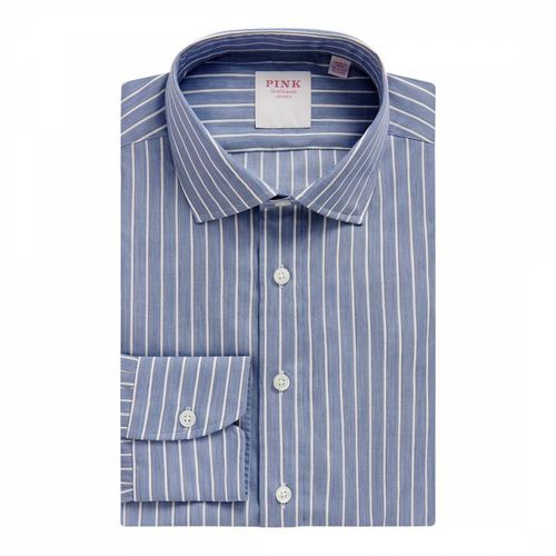 Stripe Tailored Fit Cotton Shirt - Thomas Pink - Modalova