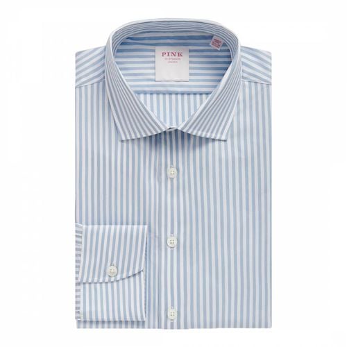 Pale Bengal Stripe Tailored Fit Cotton Shirt - Thomas Pink - Modalova