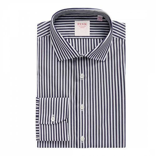 Bengal Stripe Tailored Fit Cotton Shirt - Thomas Pink - Modalova