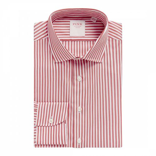 Bengal Stripe Tailored Fit Cotton Shirt - Thomas Pink - Modalova