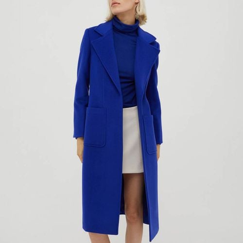 Blue Runaway Tie Wool Coat - Max&Co. - Modalova