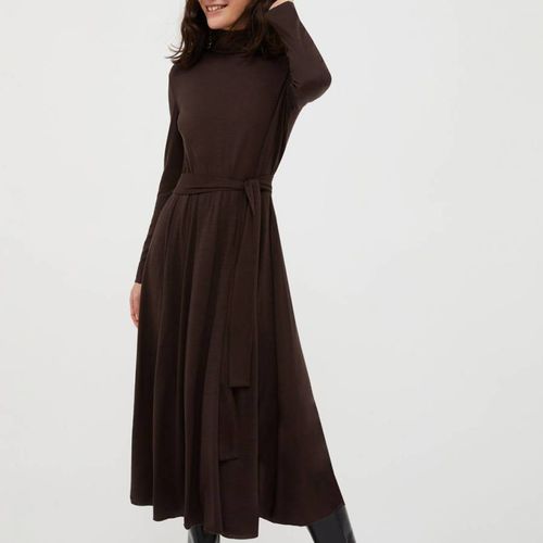 Chocolate Wool Dress - Max&Co. - Modalova