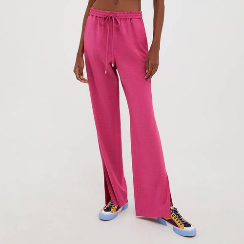 Pink Wool Blend Grissino Trouser - Max&Co. - Modalova