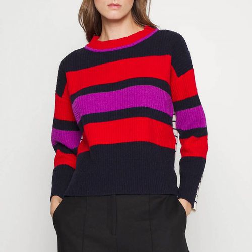 Striped Wool Blend Sciarada Jumper - Max&Co. - Modalova