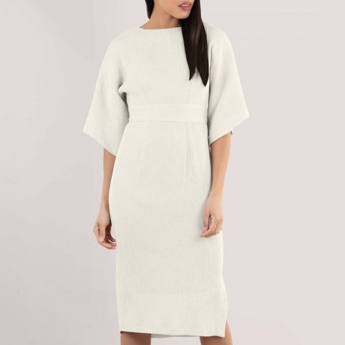 Ivory Kimono Midi Dress - Closet - Modalova
