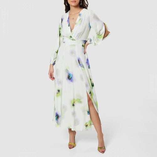 Ecru Floral Print A-Line Midi Dress - Closet - Modalova