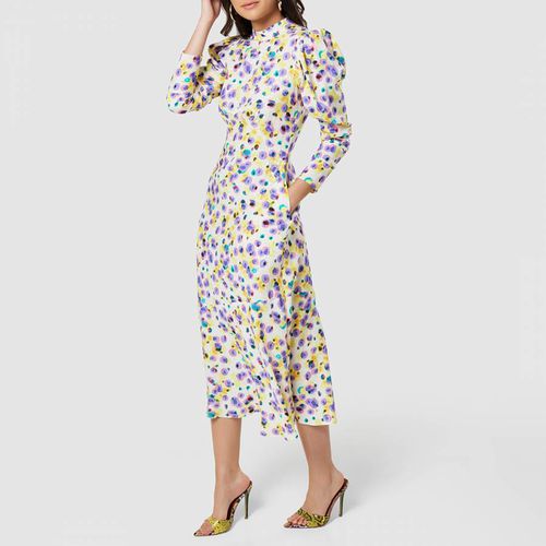 Multi Print High Neck Midi Dress - Closet - Modalova