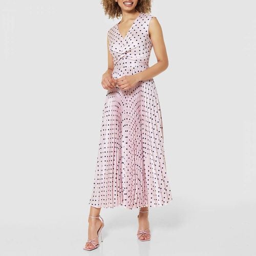 Twist Detail Pleated A- line Dress - Closet - Modalova