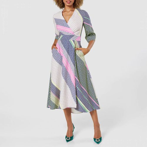 Multi High-Low Wrap Midi Dress - Closet - Modalova