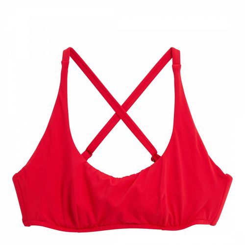 Red DD Scoop Neck Halter Bikini Top - Seafolly - Modalova