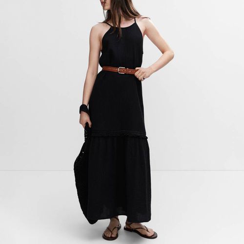 Black Long Dress - Mango - Modalova