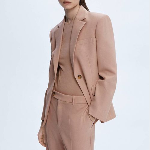 Blush Seams Suit Jacket - Mango - Modalova