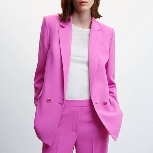 Purple Suit Jacket - Mango - Modalova