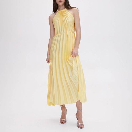 Pastel Pleated Halter Neck Dress - Mango - Modalova