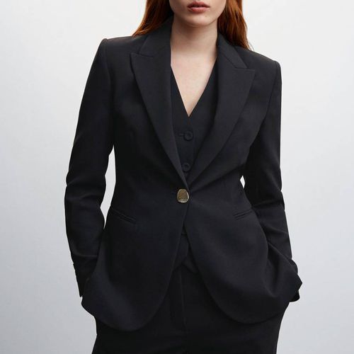 Black Suit Jacket - Mango - Modalova
