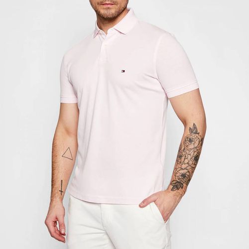 Pale Pink Cotton Polo Shirt - Tommy Hilfiger - Modalova