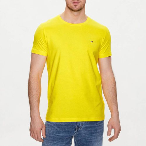 Yellow Cotton Blend T-Shirt - Tommy Hilfiger - Modalova