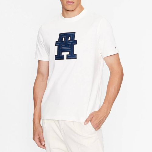 White Cotton T-Shirt - Tommy Hilfiger - Modalova