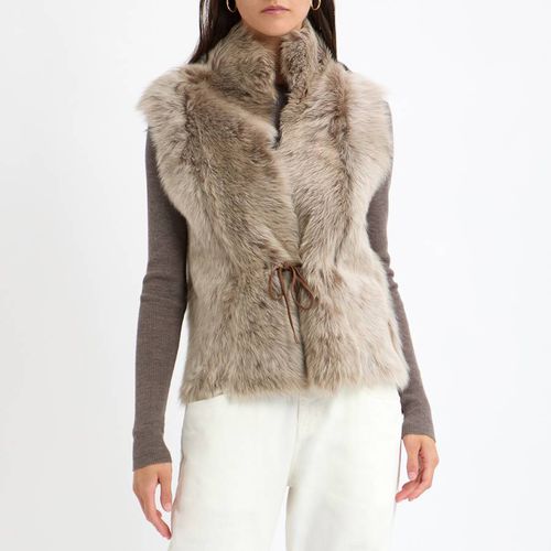 Butter Short Reversible Shearling Gilet - Max and Zac London - Modalova