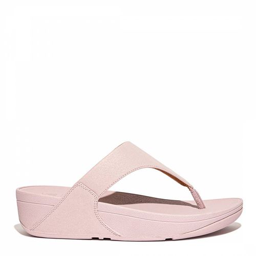 Soft Lilac Lulu Leather Shimmer Toe Post Sandals - FitFlop - Modalova