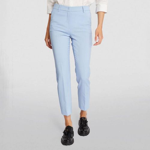 Blue Canon Wool Trousers - Weekend Max Mara - Modalova