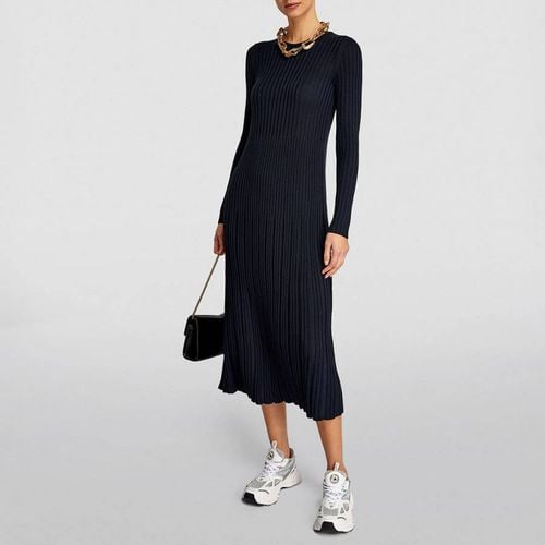 Navy Eletta Wool Blend Dress - Weekend Max Mara - Modalova