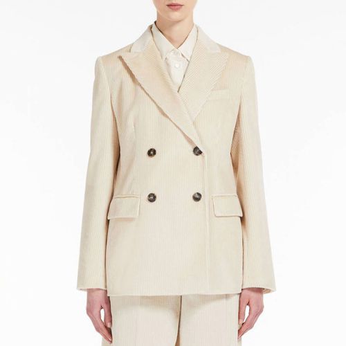 Ivory Katanga Cotton Blazer - Weekend Max Mara - Modalova