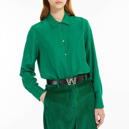 Green Almina Silk Shirt - Weekend Max Mara - Modalova