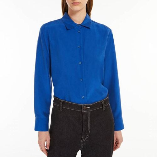 Blue Almina Silk Shirt - Weekend Max Mara - Modalova