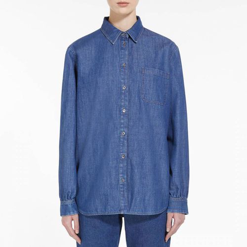 Blue Berard Cotton Shirt - Weekend Max Mara - Modalova